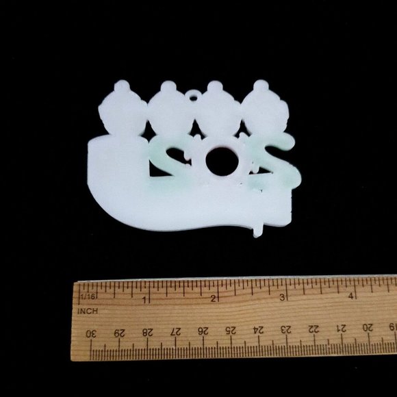 Christmas Ornament 2020 Family of 4 Quarantine Toilet Paper Sanitizer Elves Mask - Picture 3 of 5